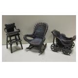 Various Copper Washed Miniature Table Top Items