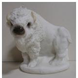 Stone Critters Co. White Buffalo Form Figurine
