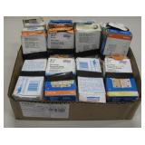 Box of Various Commercial Door Hinges