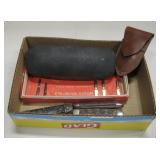 VNTG Calligraphy Pen Set & Various Pocket Knives