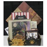 Box of Various Framed Art & Autographed Prints