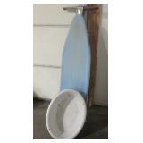 Vintage Sears Ironing Board, Metal Infant Bath Tub