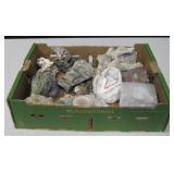 Various Raw Minerals Halite/Selenite Candle Holder