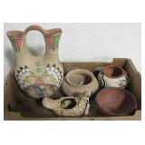 Lot of Assorted Pottery, Largest is 9"