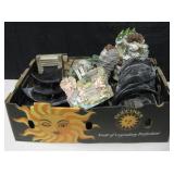 Box of Various Table Top Water Fountain Features