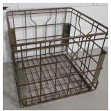 VNTG Cream Land 84 Metal Milk Crate