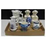 English & Americana Porcelain Pitchers & Bookends