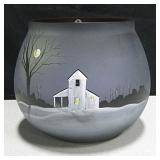 6.25" Fenton "Stacy Williams" Signed Pot