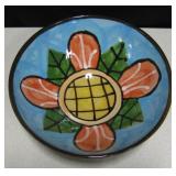 Signed Stephen Kilborn Painted Pottery Bowl