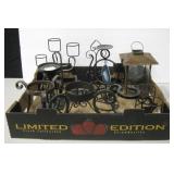 Various South West & Modern Metal Candle Holders