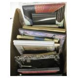 Box of Various Table Top Picture Frames