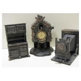 Various Copper Washed Miniature Table Top Items