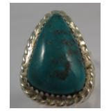 Sterling Silver Utah Turquoise SW Ring