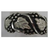 Sterling Silver Hammered Grape Vine Ring