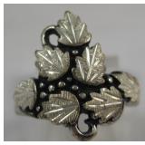 Sterling Silver Hallmarked Grapevine Ring
