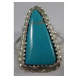 Sterling Silver & Sleeping Beauty Turquoise Ring