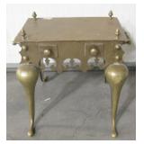 Vintage Arabesque Style Brass Faux Drawer Stand