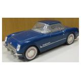 Vintage 1953 Blue Hardtop Corvette Car Model