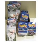 NIB - Lot of Various Hot Wheel & TY Plush Toys