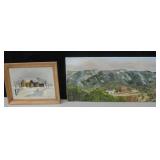 2 American Winter & Southwest Style Original Art