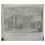 28" x 22" Reproduction Italian Lithograph