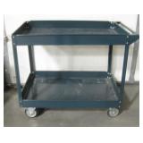 Haul-Master CO. Blue Metal Mobile Push Cart