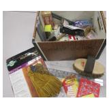 Box of Home Accessories for Art, Crafts, Pets, Etc