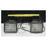 Dual Yellow & Black Electrical Flood Lights