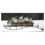 Various Glass & Metal Candle Holder Items