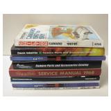 Various Vintage Automobile / Car Parts Catalogs