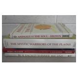 4 Native American Spiritual & Photo Theme Books