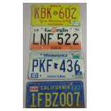 NM / GA / MN / CA Vehicle License Plates
