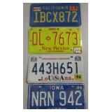 CA / NM / LA / IA Vehicle License Plates
