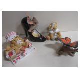 Various Ceramic & Resin Miniature Animal Figurines