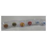 6 Collectible Bottle Caps