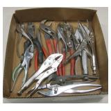 Lot Of Pliers & Locking Pliers
