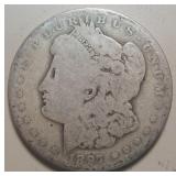 1897-O Silver Morgan Dollar - New Orleans Minted
