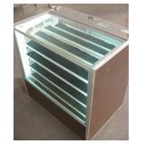 Berg Co. Rotating Jewelry Display Glass Case