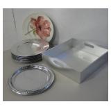 Royal Stafford & Decorative Plates w/ Tray