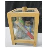 Witches Elixirs & Potions in Glass/Wood Case