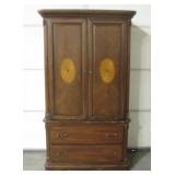 Wooden 2 Drawer & Dress Cabinet w/ Door Extensions