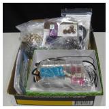 Various Costume Jewelry, Beads & String