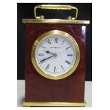 Howard Miller Clock Model 613528 w/ Brass, 6.75"H