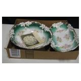 VNTG C. Tielsch Style Porcelain Platter & Tray