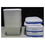 Sterilite Stackable Plastic Storage Containers