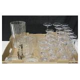 Various Crystal & Glass Vases, Wine Glasses & More