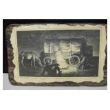 "The Nomads" by Peter Hurd Print on Board