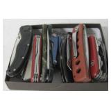 Lot of Various Single & Multi-Tool Pocket Knives