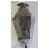 VNTG Styled Aluminum & Glass Electric Sconce