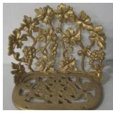 Pierced Cast Iron Foliate Grape Vine Seat & Back